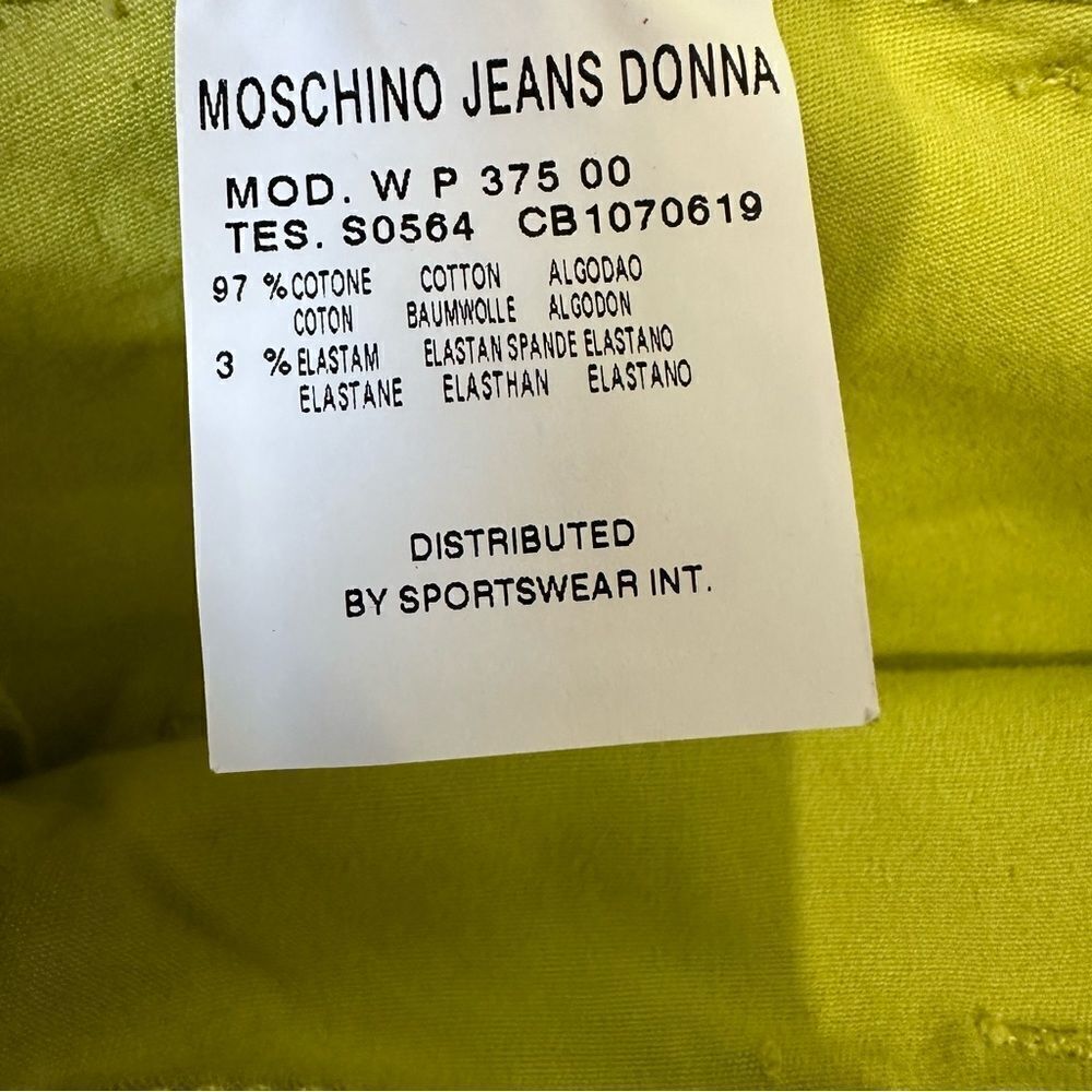 Vintage 90’s Moschino Bright Green Low Rise Pants - Picture 16 of 16